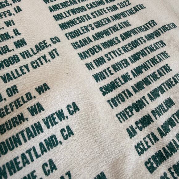 Alice In Chains 2022 Concert T Shirt Large American Tour Tee Rock Band Merch SEE - Picture 11 of 13